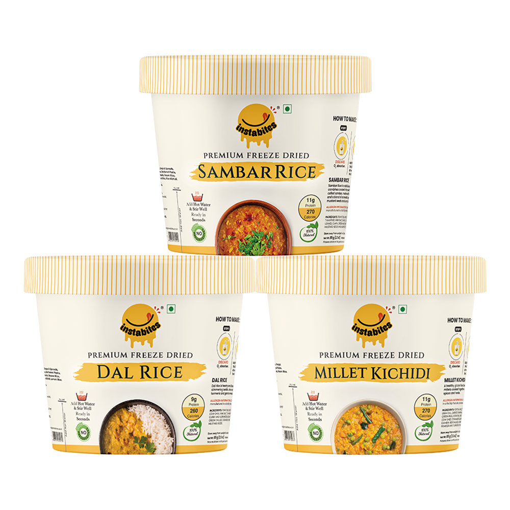 Vegetarian combo pack of 3