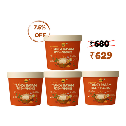 🎁 Tangy Rasam Rice with Veggies (100% off)