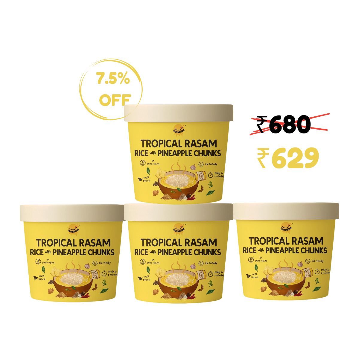 🎁 Tropical Rasam Rice with Pineapple Chunks (100% off)