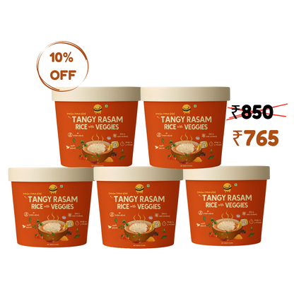🎁 Tangy Rasam Rice with Veggies (100% off)