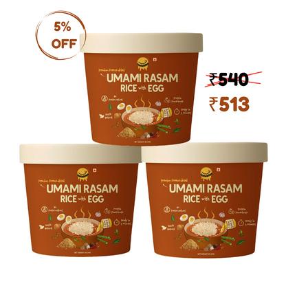 Umami Rasam Rice with Egg