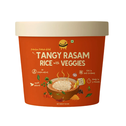 Tangy Rasam Rice with Veggies